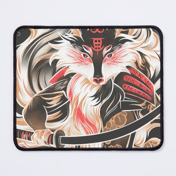 Item preview, Kitsune Samurai el Espíritu de la Luna Roja designed and sold by Oni-Pixels.