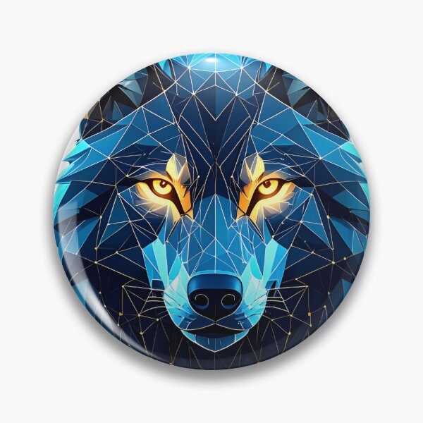 Artikelvorschau, Geometrisches Wolfsdesign entworfen und verkauft von ProjectYes.