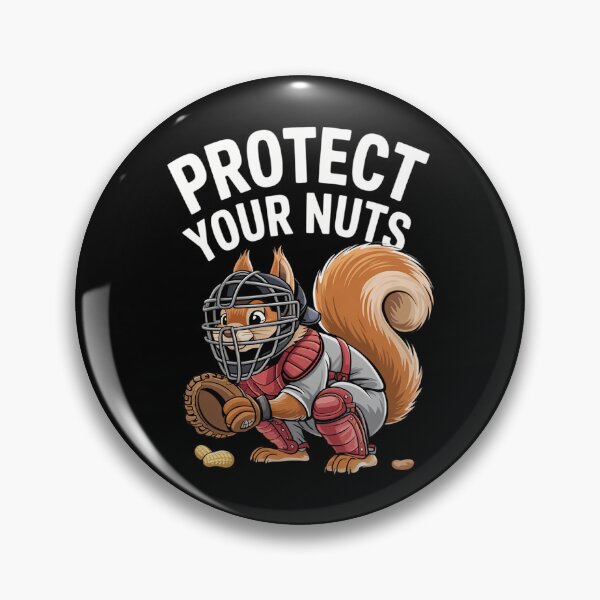 Item preview, Funny Squirrel Lovers Baseball Catcher Animal designed and sold by blueyeeti.