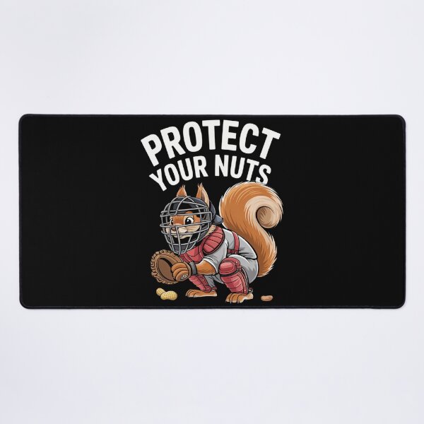 Item preview, Funny Squirrel Lovers Baseball Catcher Animal designed and sold by blueyeeti.