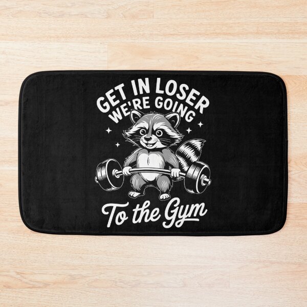 Item preview, Funny Workout Sarcastic Raccoon Gym designed and sold by blueyeeti.
