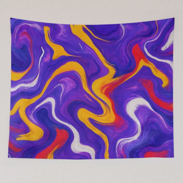 Item preview, Radiant waves of abstract colors designed and sold by Sigtrix.