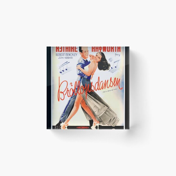 Item preview, Vintage Movie Poster | Youll Never Get Rich | Fred Astaire & Rita Hayworth | 1940s Hollywood Musical Art Print designed and sold by artofuniverse.