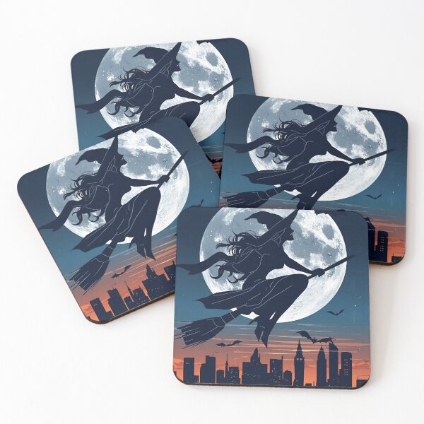 Item preview, Urban Witch Nightscape in Indigo Glow designed and sold by ChicTrendz.