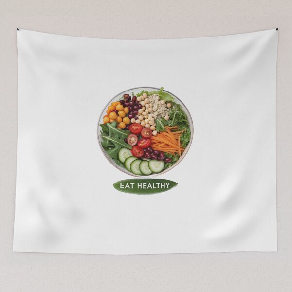 Item preview, REMEMBER TO EAT HEALTHY designed and sold by Fabrifrank.
