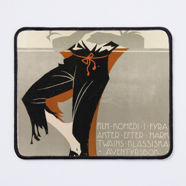 Item preview, Vintage Art Deco Movie Poster | Swedish Tom Sawyer Film | Geometric & Minimalist Design | Silent Era Cinema | Mark Twain designed and sold by artofuniverse.