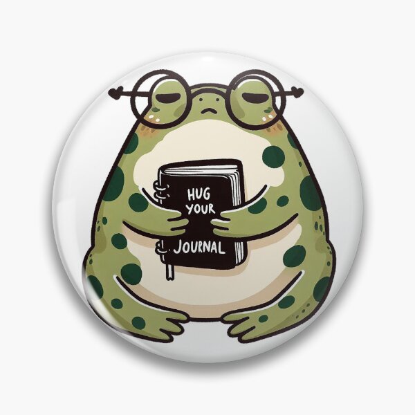 Item preview, Emotional frog - hug your journal designed and sold by lliiaa1111.