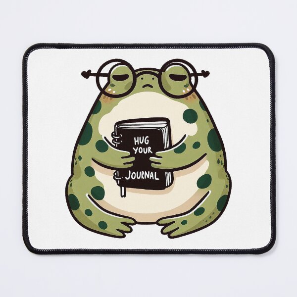 Item preview, Emotional frog - hug your journal designed and sold by lliiaa1111.