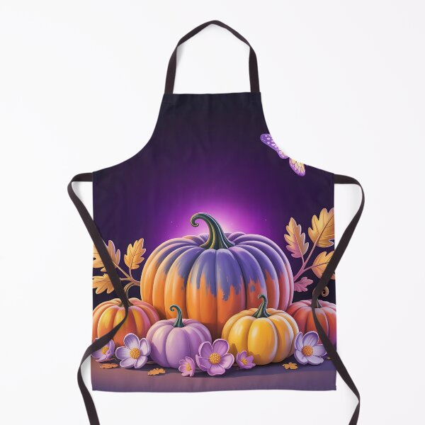 Item preview, Disney-Style Halloween Pumpkin T-shirt – Magical Gold Lettering with Purple Glow Throw Pillow & Blanket designed and sold by ZyxDes.
