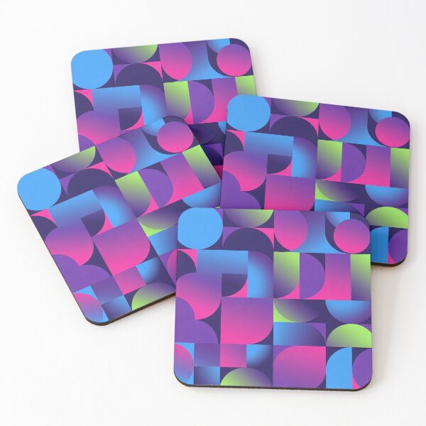 Item preview, Cyber Neon Shapes designed and sold by Kaleidoscope Print.