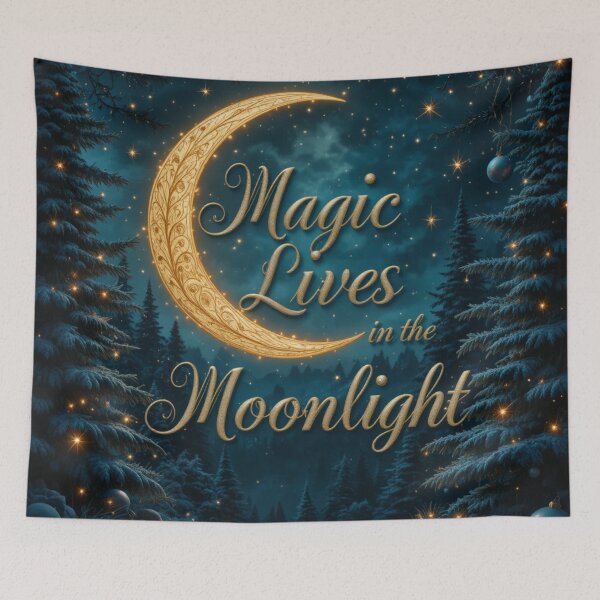 Item preview, Enchanted Night Forest Scene designed and sold by InezPhotography.