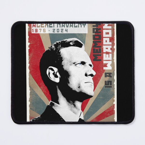 Item preview, Alexei Navalny Tribute – Memory Is a Weapon – Political Resistance Art designed and sold by ConciergeCWB.