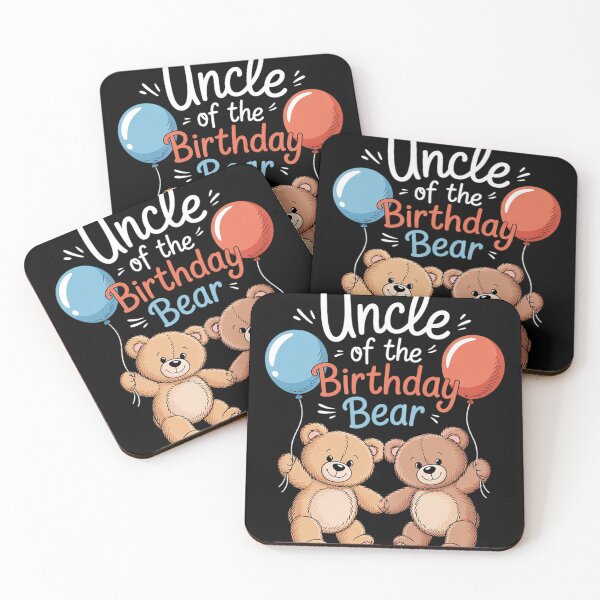 Item preview, Uncle of The Birthday Boy Bear 1st Birthday Party Boy  designed and sold by GGrizeldaRivas.