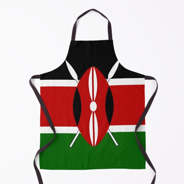 Item preview, Kenya Flag designed and sold by tokyojeff.