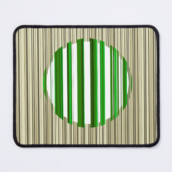 Item preview, GREEN and white Circle of stripes designed and sold by AlbertoRuiZ.