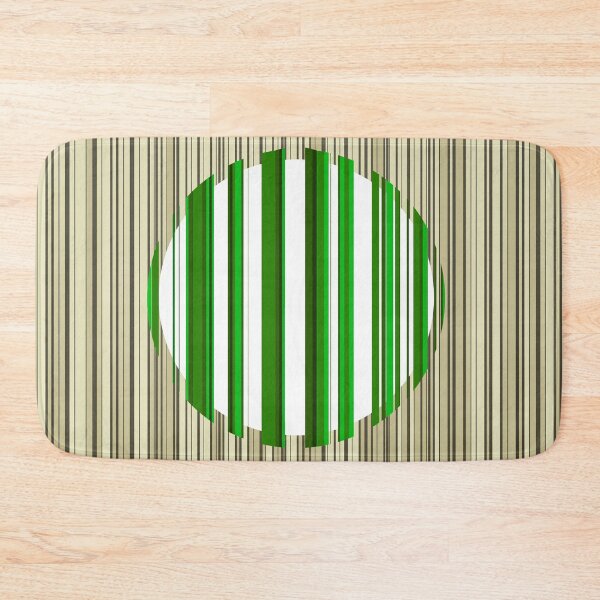 Item preview, GREEN and white Circle of stripes designed and sold by AlbertoRuiZ.