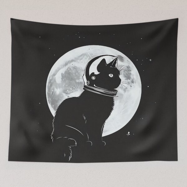 Item preview, Cosmic Catstronaut designed and sold by ONYX Pixee.