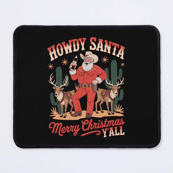Item preview, Howdy Santa Western Santa Christmas designed and sold by blueyeeti.