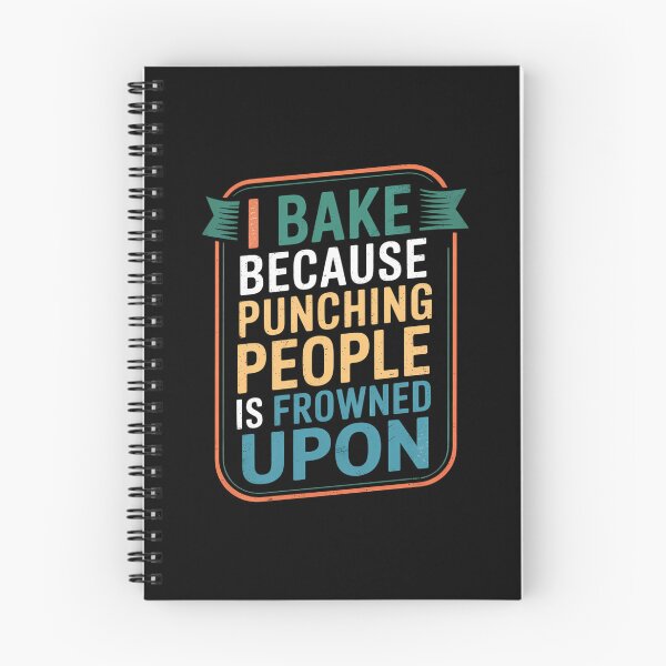 Item preview, I Bake Because Punching People Is Frowned Upon Baking designed and sold by blueyeeti.