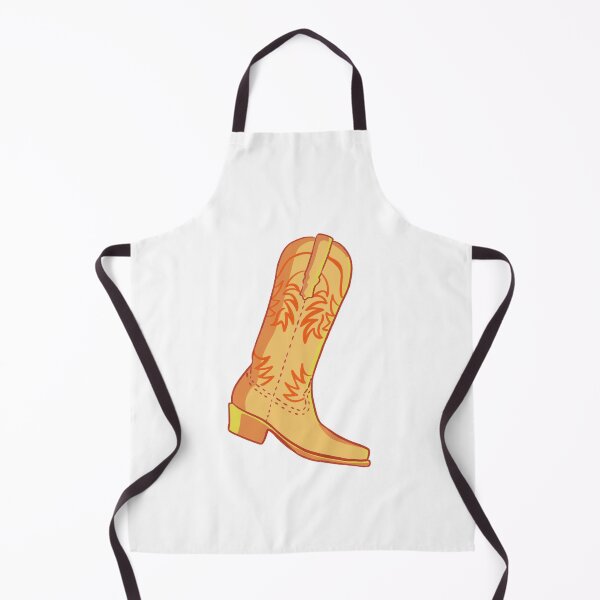 Item preview, Glamorous girly cowboy boots retro orange designed and sold by kawaicherrypi.