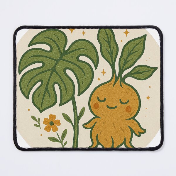 Item preview, Magical Monstera and Mandrake Botanical Sticker Design designed and sold by AlohaRxStudio.