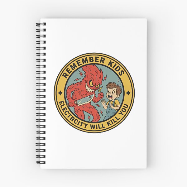 Item preview, Remember Kids Electricity Will Kill You Funny Warning Humor Thank designed and sold by SkeletonsDanger.