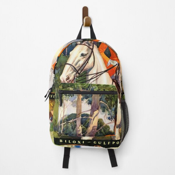 Item preview, Vintage Panama Limited Travel Poster | Illinois Central Railroad Art | Gulf Coast Luxury Equestrian Scene | Mid-Century Style designed and sold by artofuniverse.
