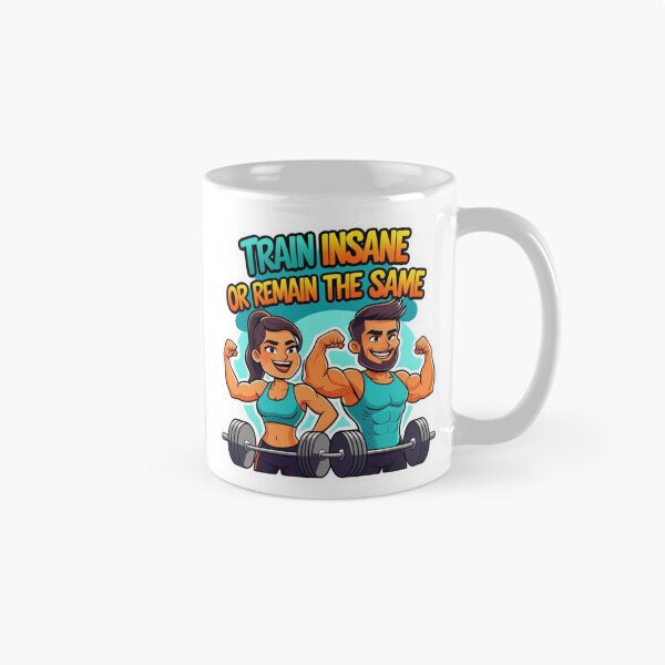 Item preview, Train Insane or Remain the Same – Motivational Gym Quote Design designed and sold by LOLbySA.