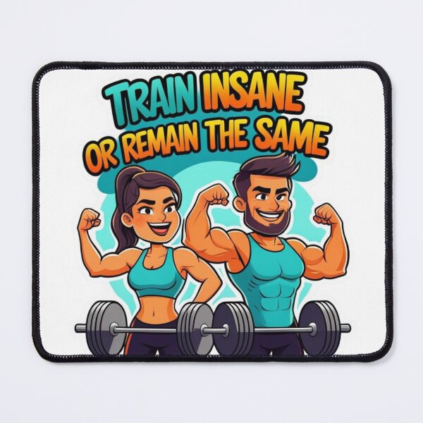 Item preview, Train Insane or Remain the Same – Motivational Gym Quote Design designed and sold by LOLbySA.