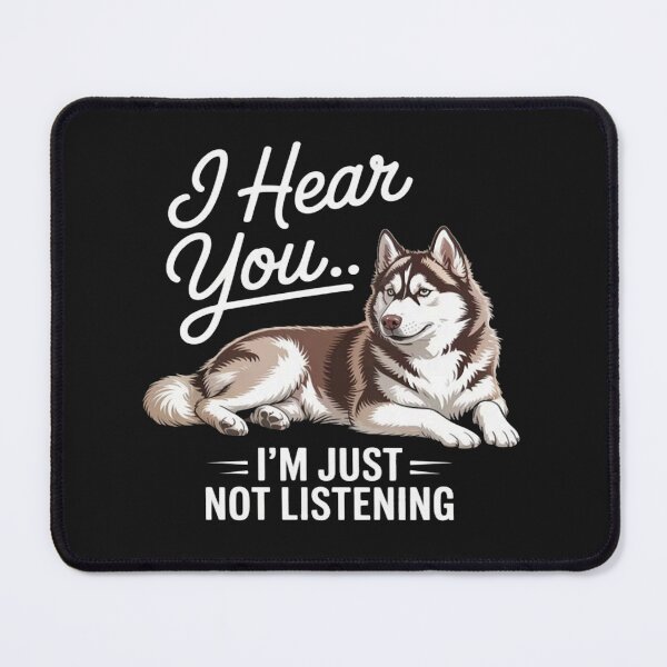 Item preview, Funny Husky Dog designed and sold by ArnethiaHoward.