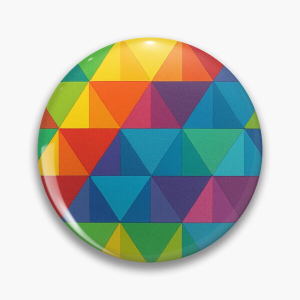 Item preview, Radiant triangular grid in color designed and sold by Sigtrix.