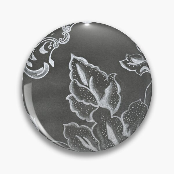 Item preview, White charcoal floral piece  designed and sold by Aesthetic4me.
