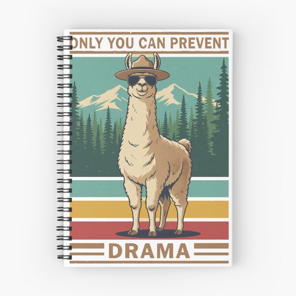 Item preview, Only You Can Prevent Drama Llama Funny Camping designed and sold by SkeletonsDanger.