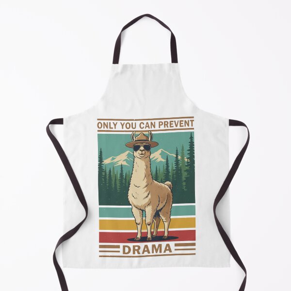 Item preview, Only You Can Prevent Drama Llama Funny Camping designed and sold by SkeletonsDanger.