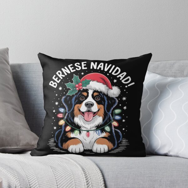 Item preview, Bernese Mountain Dog Christmas Bernese Navidad Berner  designed and sold by HuValverdeArt.