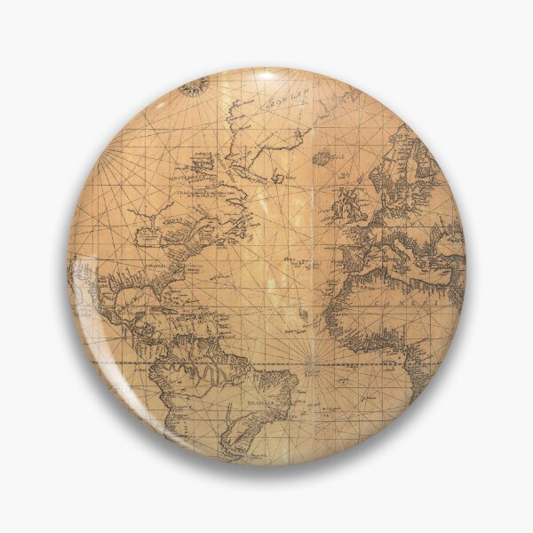 Item preview, Vintage Detailed Golden Colors World Map Poster designed and sold by easteuromaps.