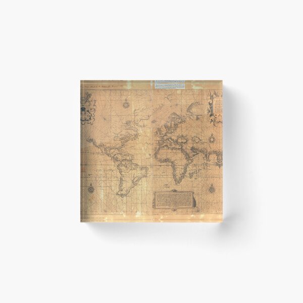 Item preview, Vintage Detailed Golden Colors World Map Poster designed and sold by easteuromaps.