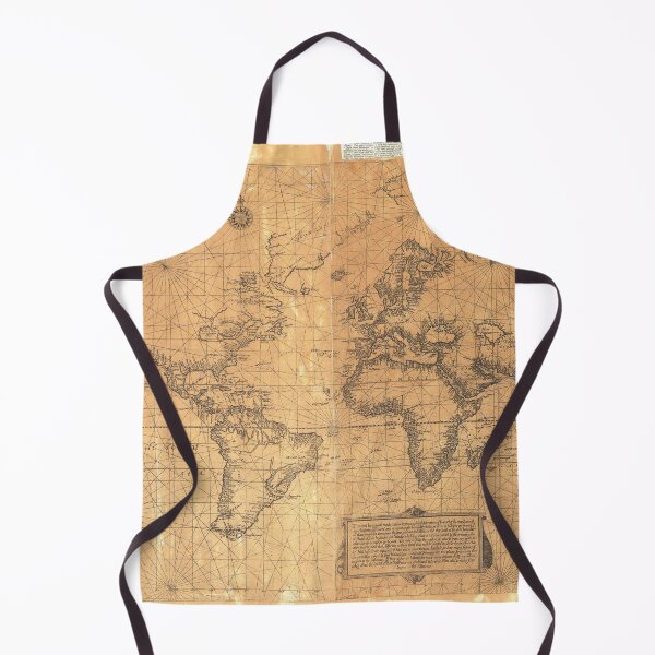 Item preview, Vintage Detailed Golden Colors World Map Poster designed and sold by easteuromaps.