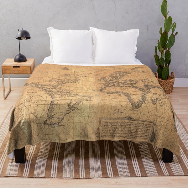 Item preview, Vintage Detailed Golden Colors World Map Poster designed and sold by easteuromaps.