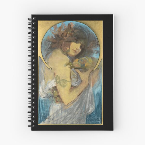 Item preview, Study for a Poster: Fruit by Alphonse Mucha | Art Nouveau Fruit Print | Vintage Botanical Wall Art | Elegant Decorative Poster designed and sold by artofuniverse.