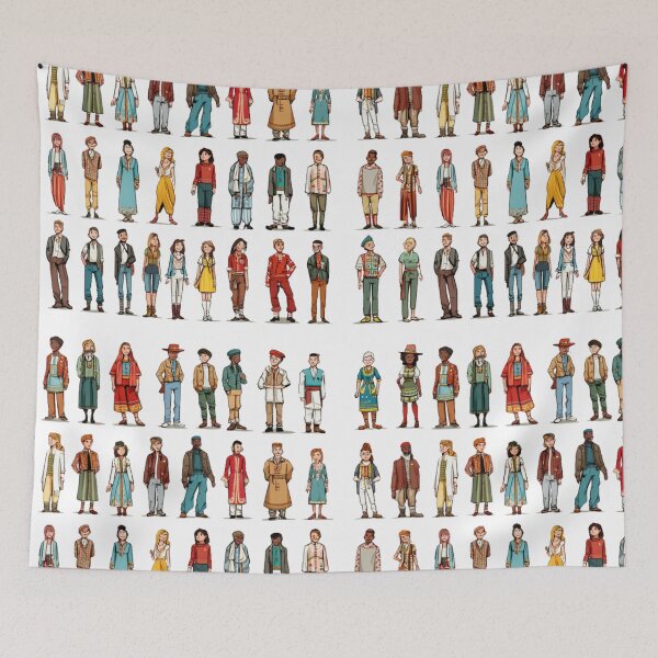 Item preview, People of the World – Unity in Colors designed and sold by casualnature.