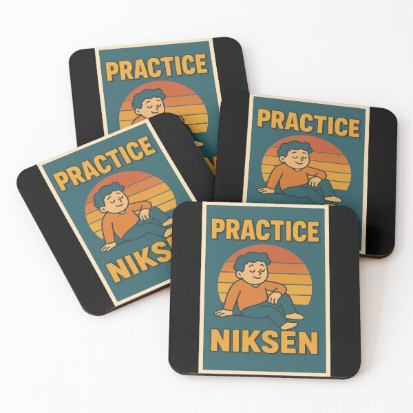 Item preview, Practice Niksen – Retro 80s Minimalist Design for Mindful Living designed and sold by EuropeanPrints.