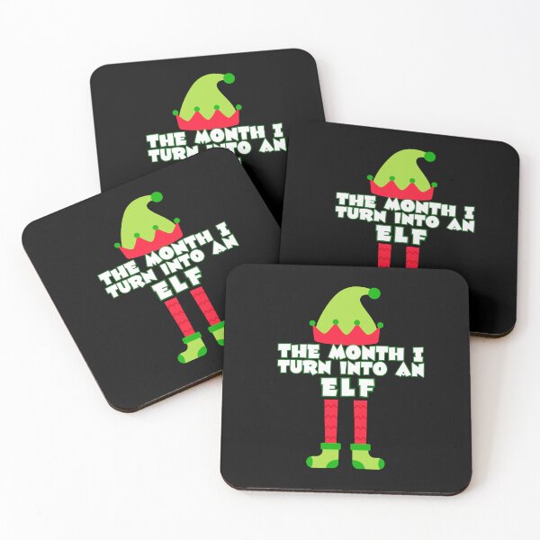 Item preview, The Month I Turn Into an Elf Funny Christmas Tee designed and sold by 519xdesign.