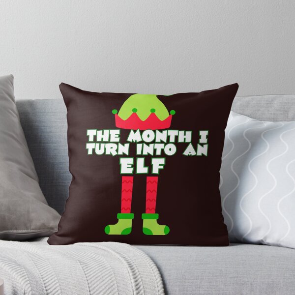Item preview, The Month I Turn Into an Elf Funny Christmas Tee designed and sold by 519xdesign.