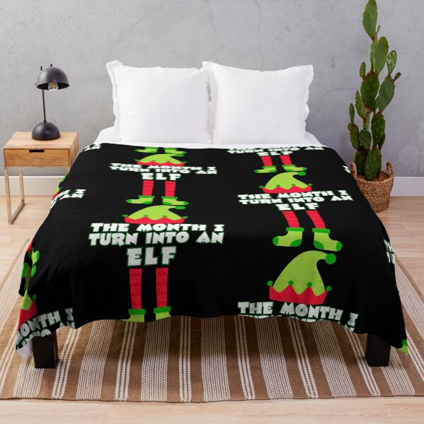 Item preview, The Month I Turn Into an Elf Funny Christmas Tee designed and sold by 519xdesign.