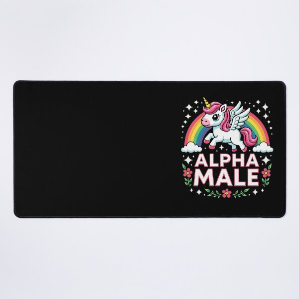 Item preview, Alpha Male Unicorn Funny Rainbow Pegasus designed and sold by Lukasz Kobylka.