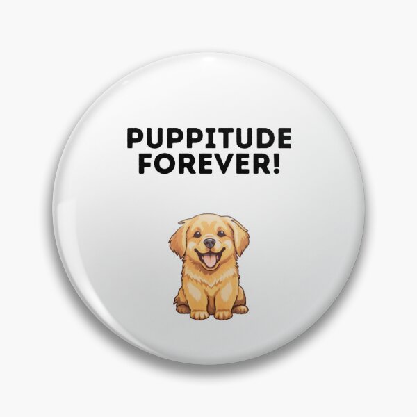 Item preview, Puppitude Forever Golden Retriever white designed and sold by Dolsini Dog Designs.
