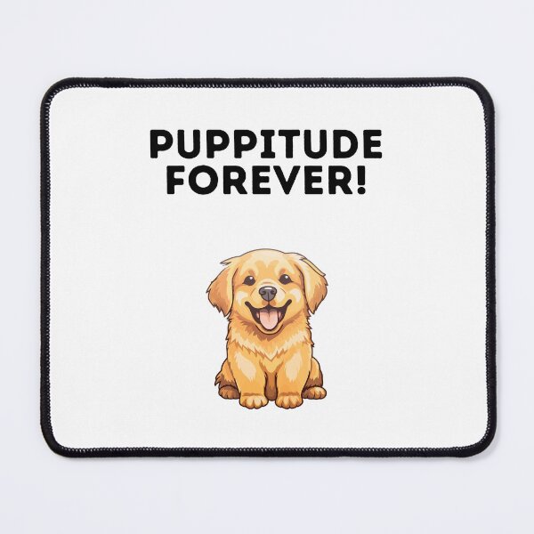 Item preview, Puppitude Forever Golden Retriever white designed and sold by Dolsini Dog Designs.