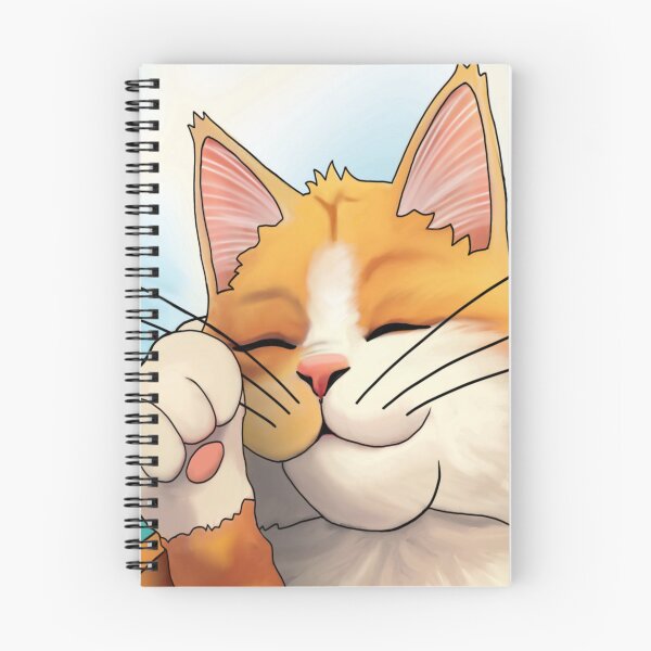 Aperçu de l'œuvre Dessin de chat mignon créée et vendue par GingerCatCo.