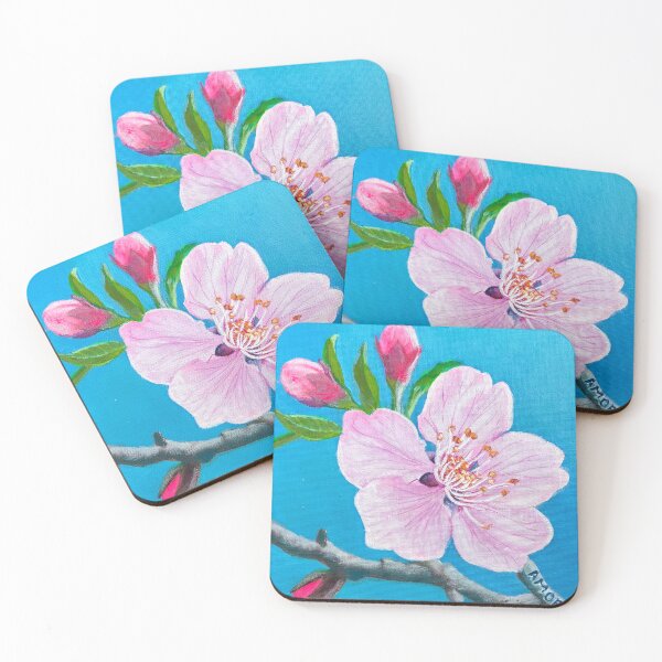 Item preview, FEBRUARY PEACH BLOSSOM (PRUNUS PERSICA) designed and sold by Amor Diez.
